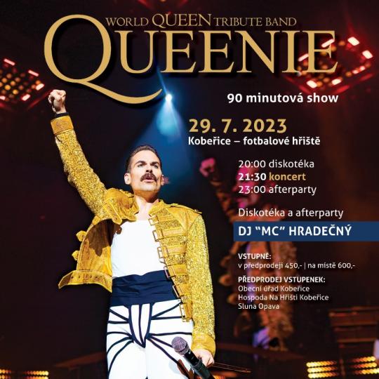 Sportovní slavnost Kobeřice 2023 - Koncert kapely Queenie  1